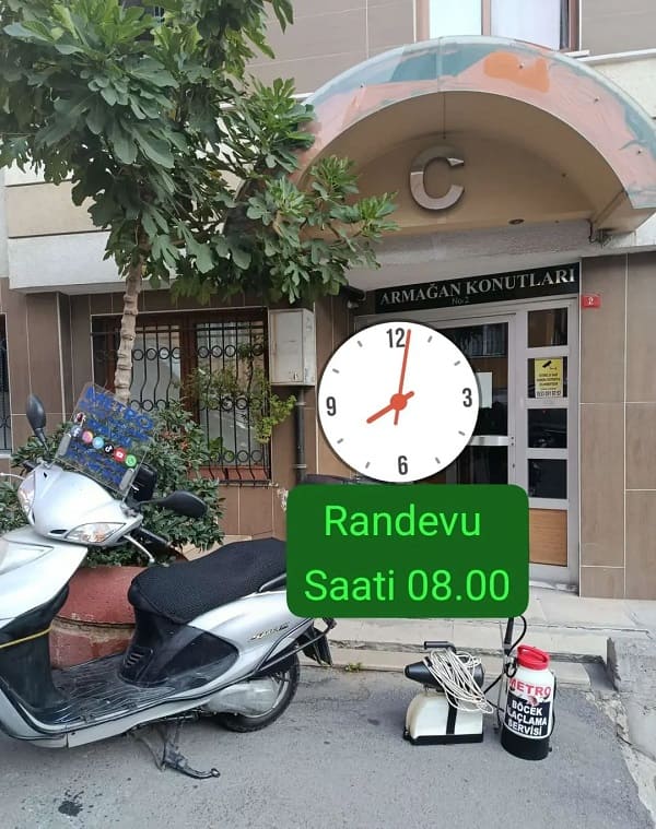 Metro Böcek İlaçlama Randevu Uygulaması 14